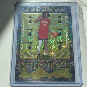 2021-22 Panini Contenders Lottery Ticket Jalen Green Houston Rockets Rookie NM+